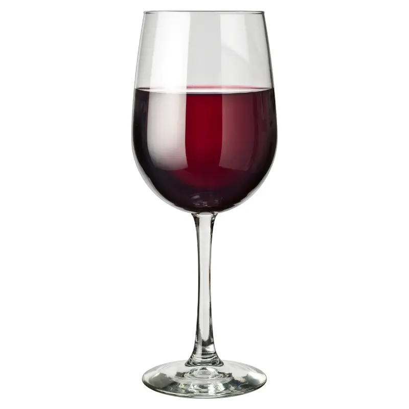 A glass of red wine