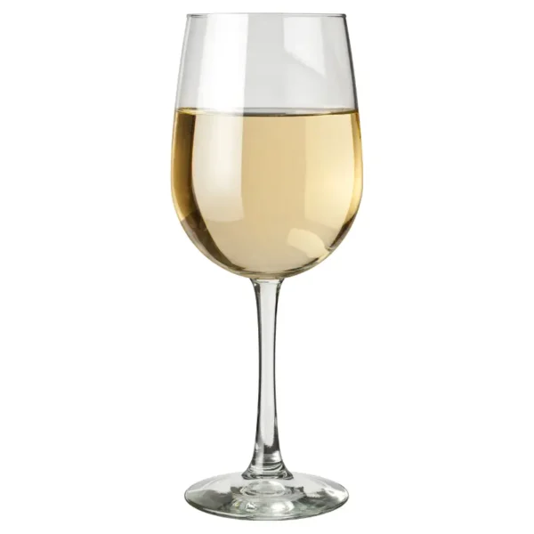 A glass of white wine