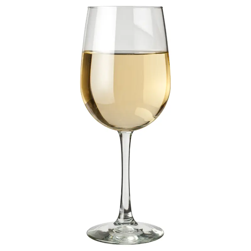 A glass of white wine