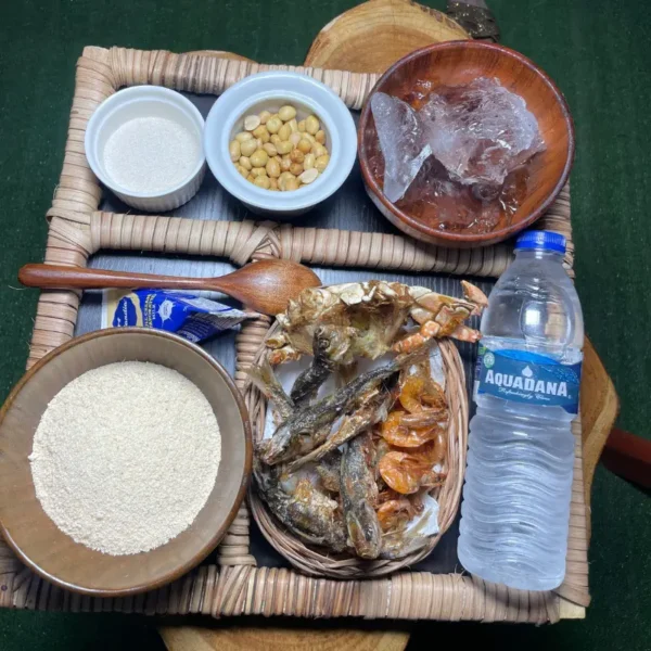 Garri seafood delight
