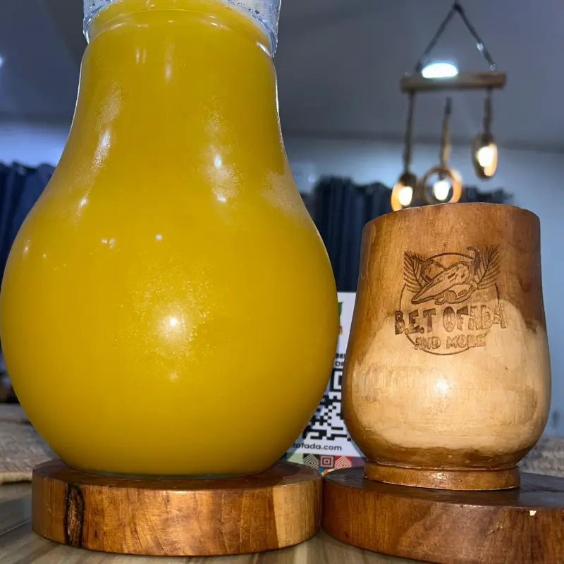 Pineapple juice jar